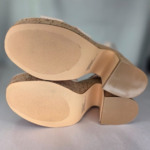 NWT Madden Girl RIIO Womens Canvas Ankle Strap Block Heel Sandals - Picture 5 of 8